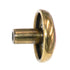 Amerock Allison Burnished Brass Oak 1-1/4" Round Cabinet Knob 244OLB