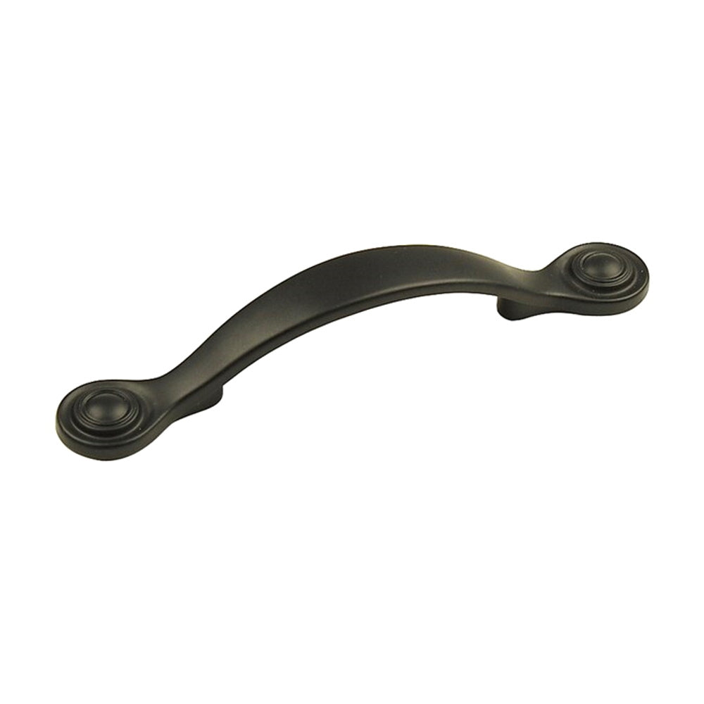 Century Baroque 25143-MB Matte Black 3"cc Arch Pull Cabinet Handle