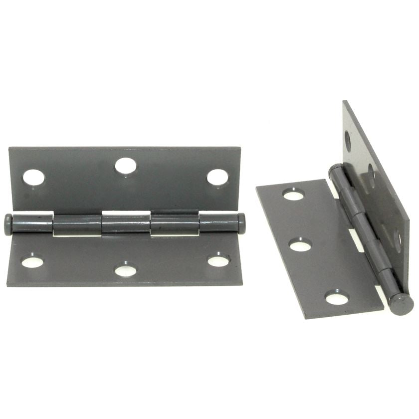 Pair Stanley 2 1/2" Prime Coat 2.5 X 2 Inch Door Butt Hinges 2