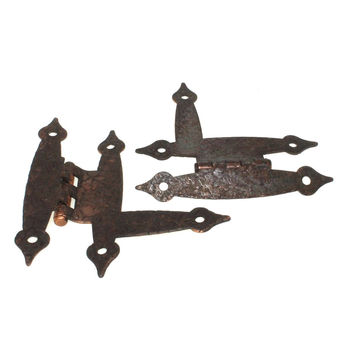 Acorn Mfg Colonial "HL" Surface Spear Hinge Antique Copper 321