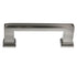 Allen + Roth Gladden 40933 Tirador para manija de gabinete de níquel satinado, 3 pulgadas, 3 3/4 pulgadas (96 mm)