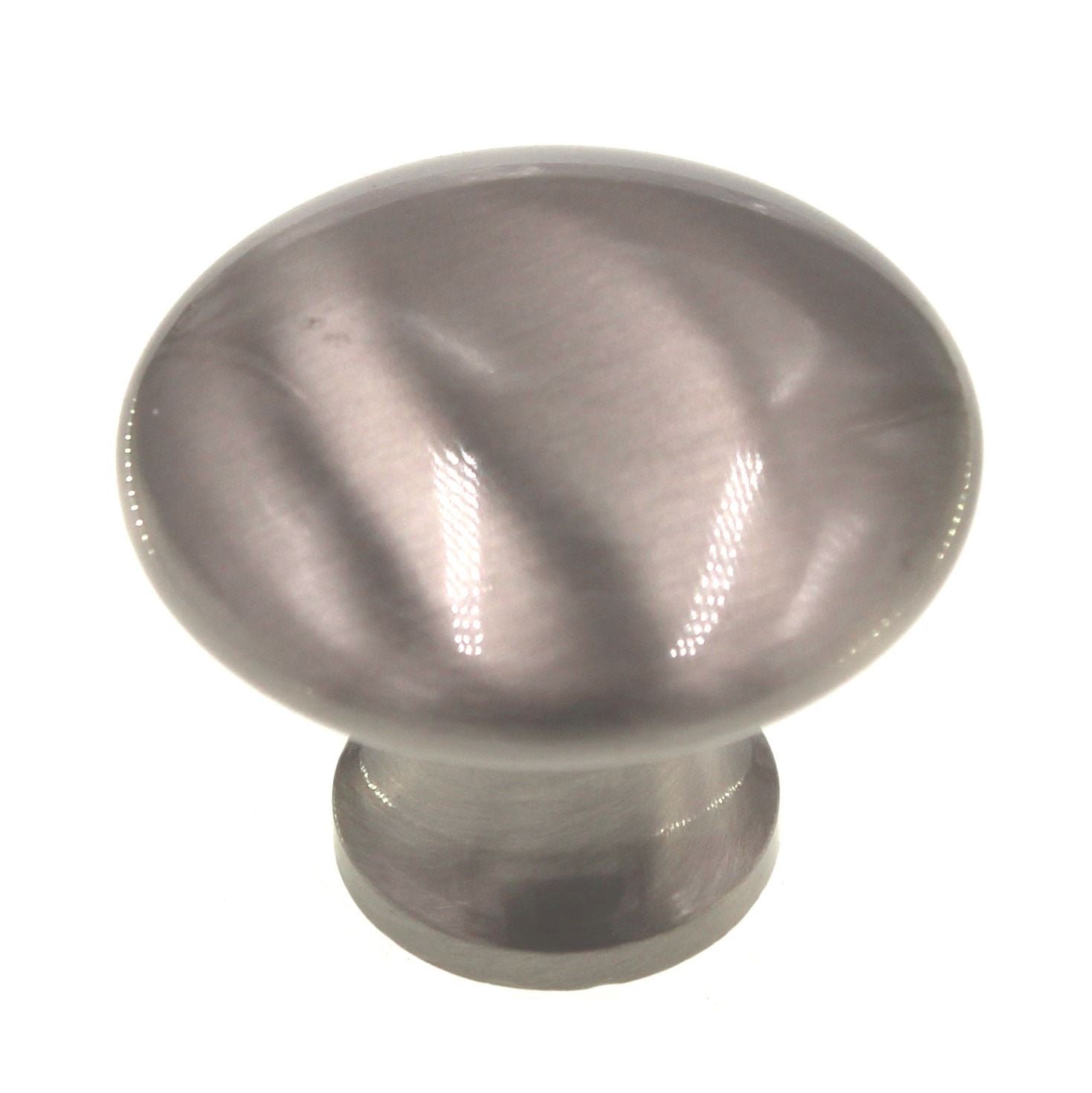 Ultra Hardware 1 1/4" Round Cabinet Knob Satin Nickel Solid Brass 41753