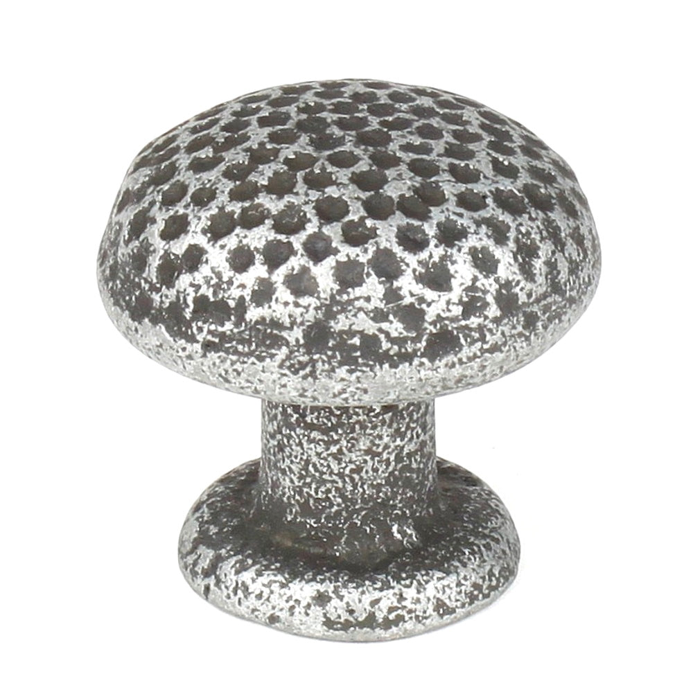 Century Hardware Savannah 48216-WI Tirador de perilla para gabinete de hierro forjado de 1 1/4"