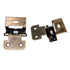 Ajax Antique Brass Full Wrap Hinges 1/4" Overlay Self-Closing  5122-AB