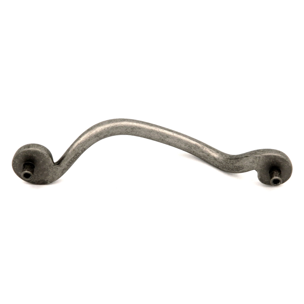 Belwith Hickory Black Nickel Vibed 5cc Curved Cabinet Handle Pull P3161-BNV