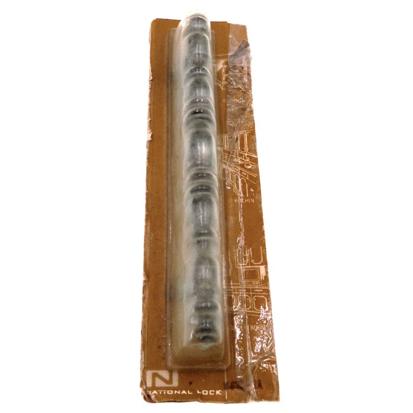 Vintage National Lock Company Old Iron 4 1/2" Ctr. Cabinet Pull Handle 6337-2A