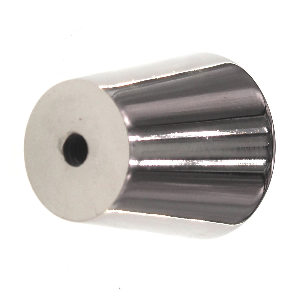 Schaub Stargaze 1 1/16" Clear Cylinder Cabinet Knob Polished Nickel Base 72-C-PN