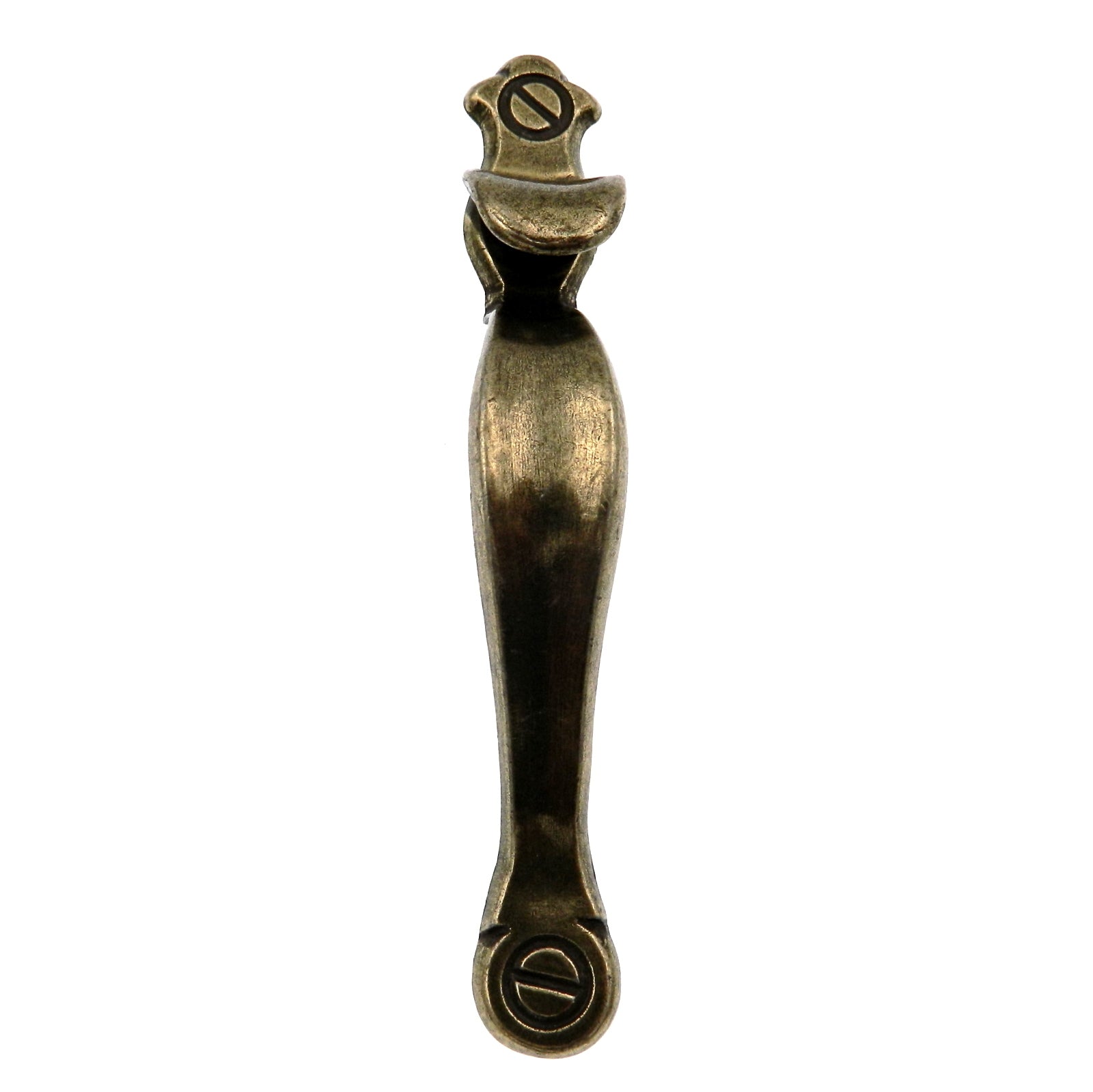Amerock Allison 827LB - Tirador para gabinete de latón claro, centros de 3", tornillos simulados