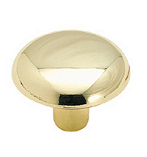 Amerock Allison 831PB - Pomo redondo de latón pulido para gabinete (1 1/4")