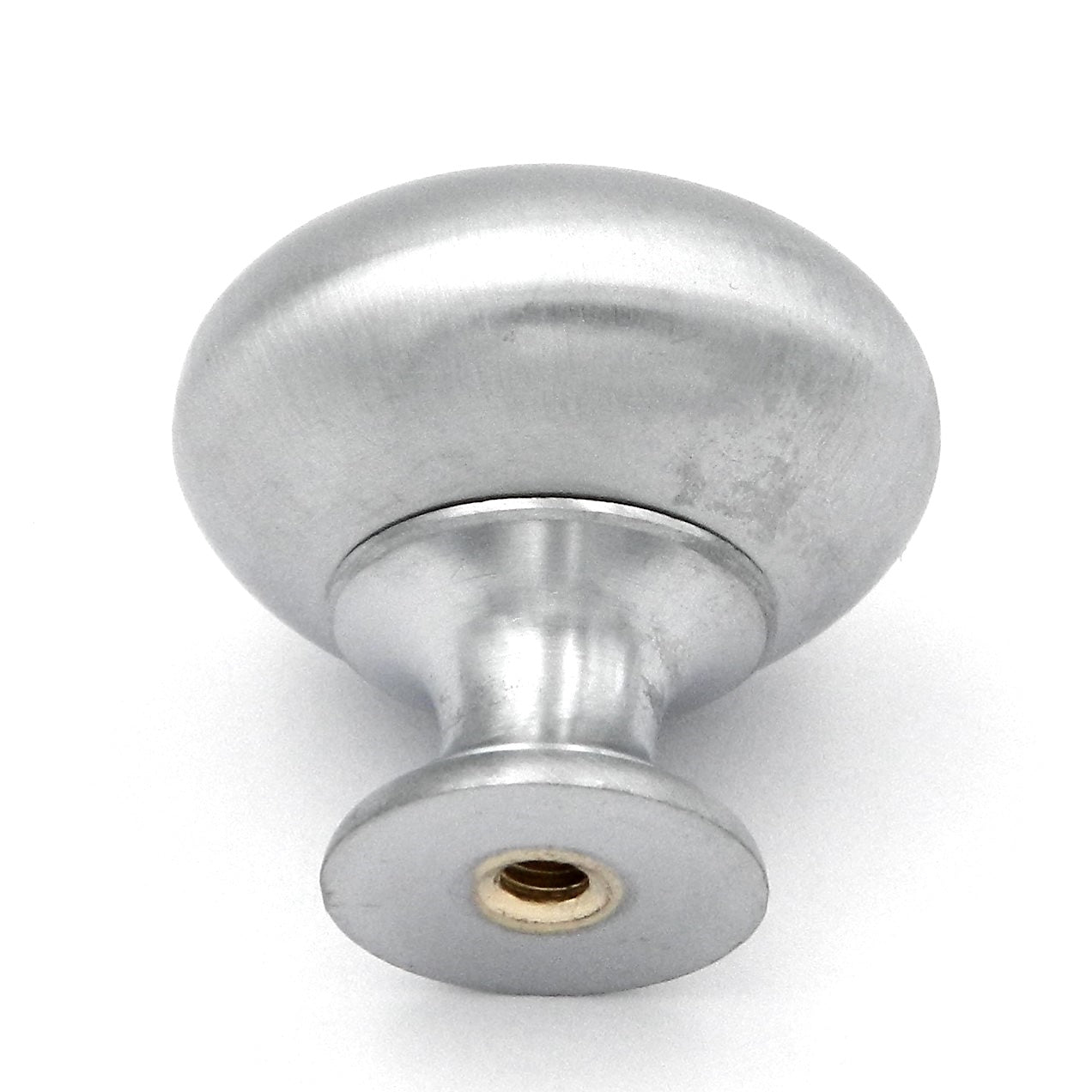 Ultra Designer's Edge Satin Chrome Brass Hollow 1 1/4" Knob 97843