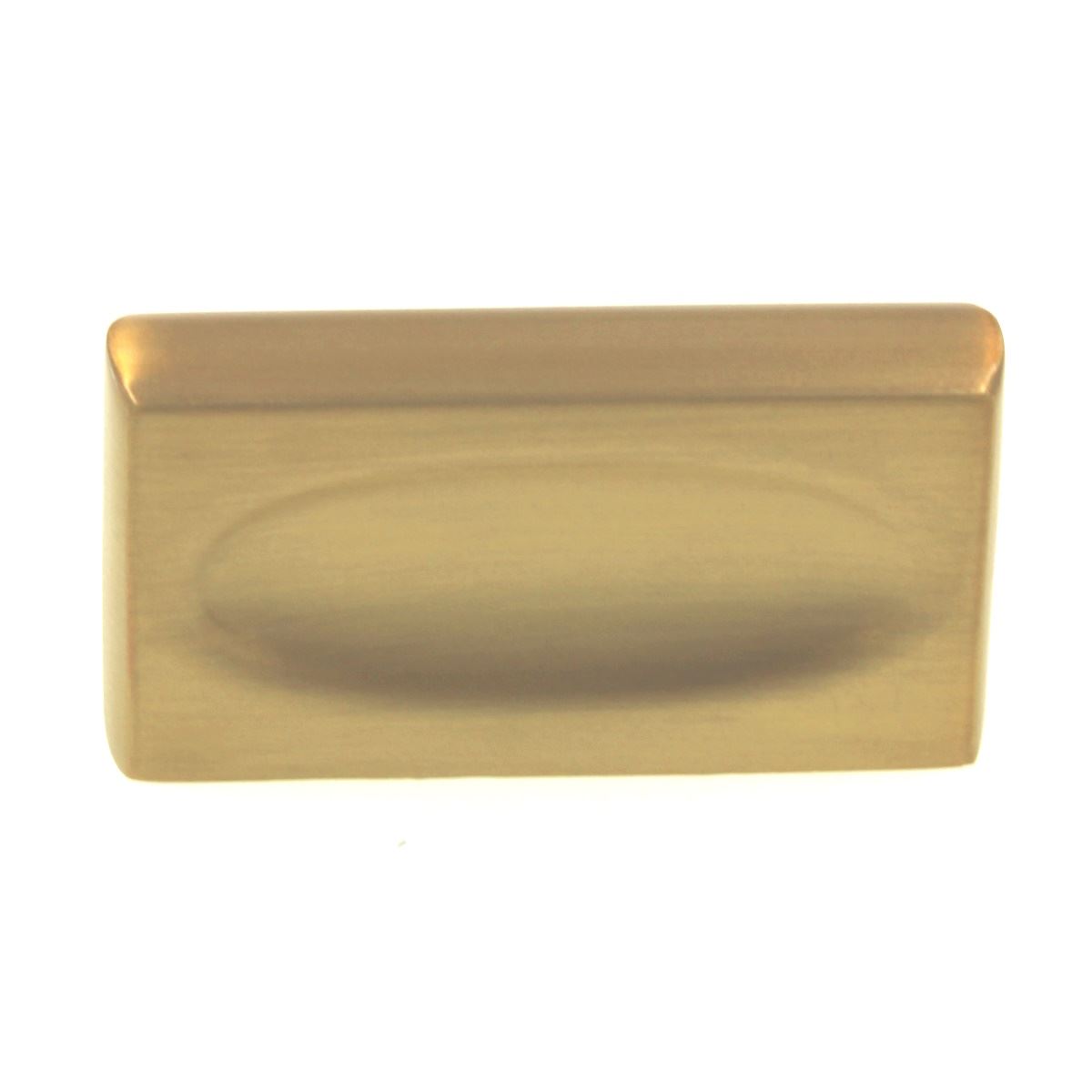 Belwith Keeler Ingot 1" Ctr Finger Pull Brushed Golden Brass B