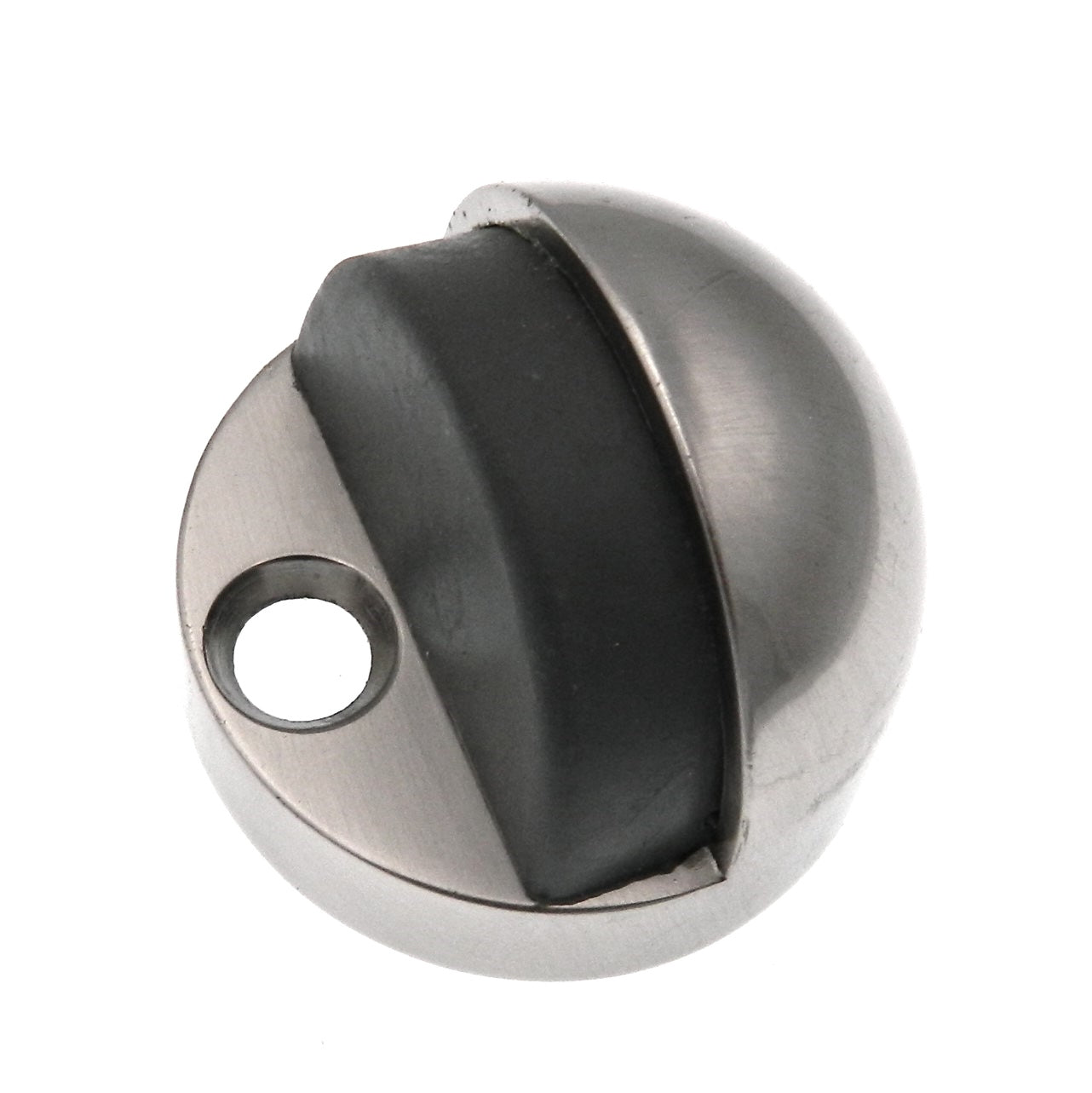 Warwick Dome Montaje en piso 1/2" Alto perfil Tope para puerta Níquel satinado BH2011SN