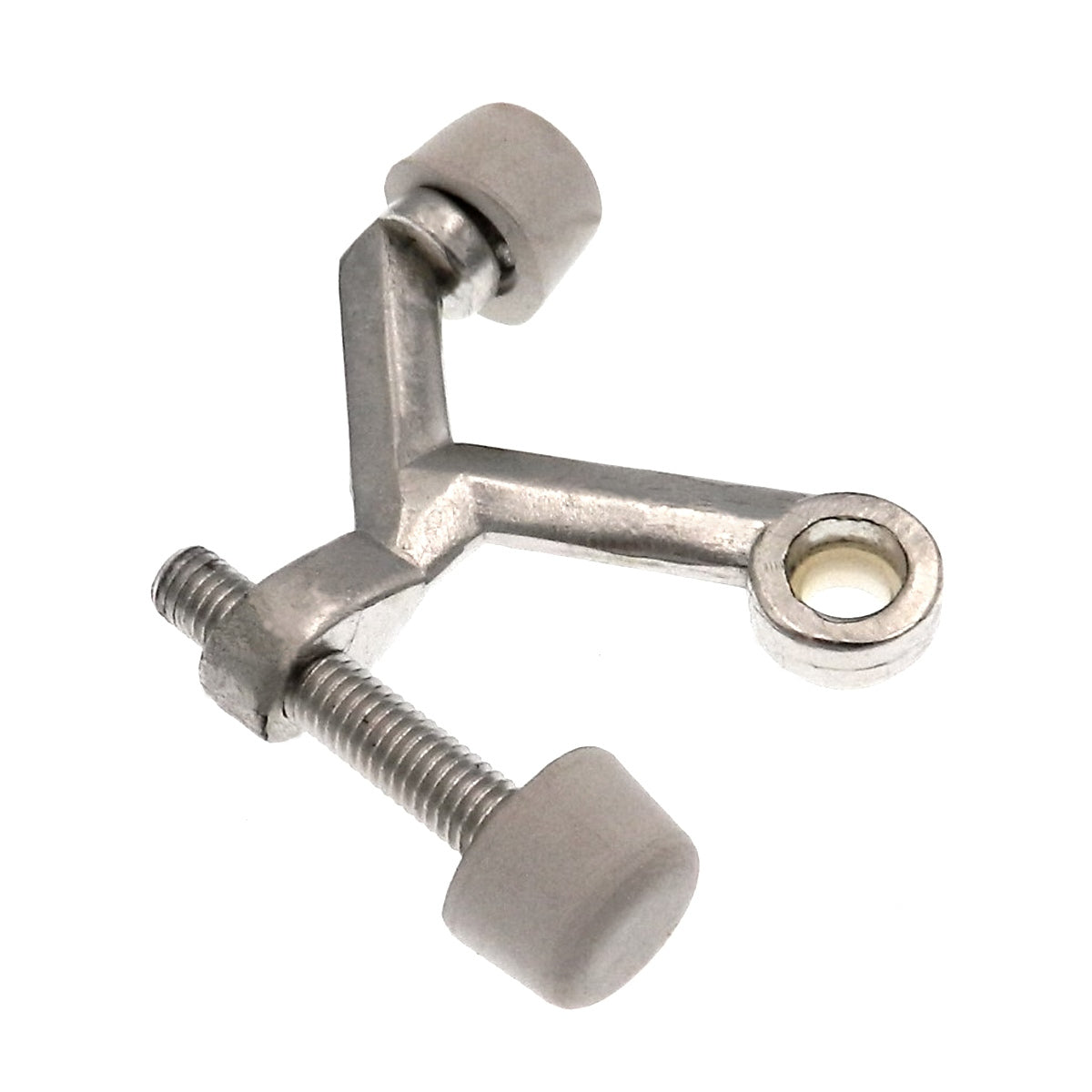 Tope de puerta con pasador de bisagra ajustable Warwick, perno de 1 1/2", acabado en níquel satinado BH2012SN