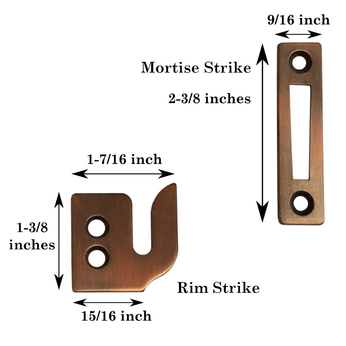 Warwick Window Lock, Casement Fastener with 3 Strikes, Bronze BH2014BZ