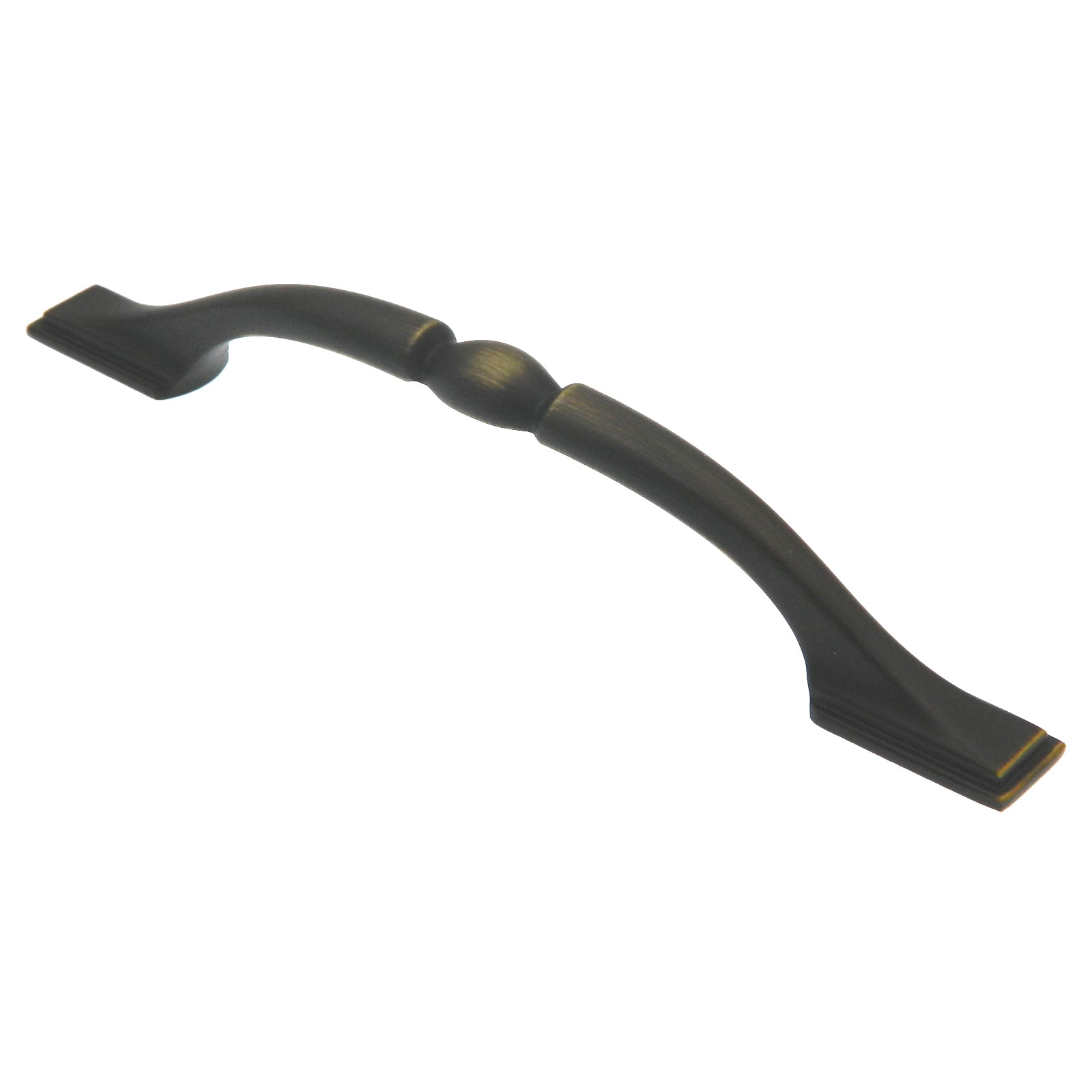 Amerock Sterling Traditions BP1313RB - Tirador de manija de gabinete de centro a centro, bronce romano, 5" (128 mm)