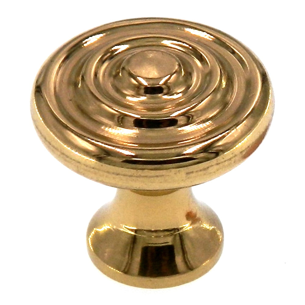 Amerock Advantage Bright Brass 7/8" Round Cabinet Knob Pull BP1429-3