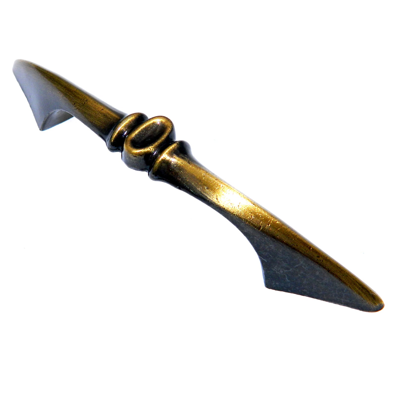 Vintage Amerock Valencia Antiguo Inglés 3"cc Gabinete Arco Tirador BP144-AE