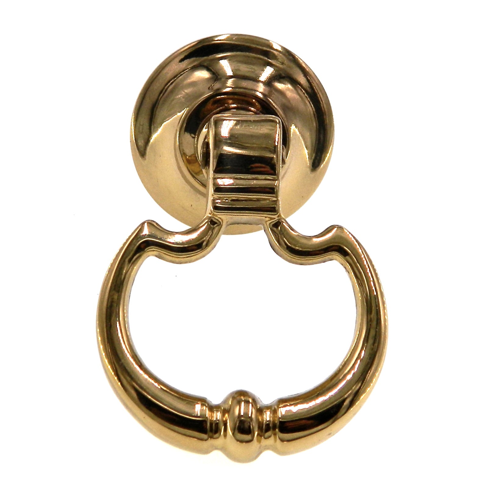 Amerock Advantage Bright Brass 2-1/4" Ring Pull Cabinet Knob Pull BP1458-3