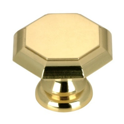 Richelieu Traditional 63/64" Polished Brass Novelty Octagon Cabinet Knob BP14625130