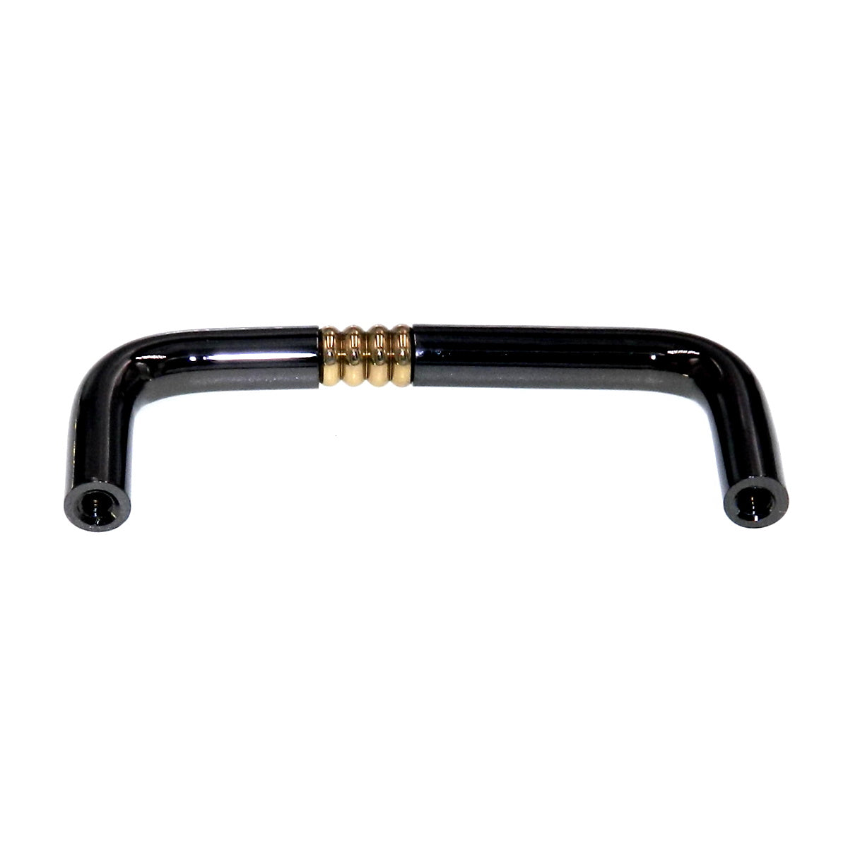 Amerock Advantage Black Nickel and Gold 3"cc Cabinet Handle BP1467-BNB