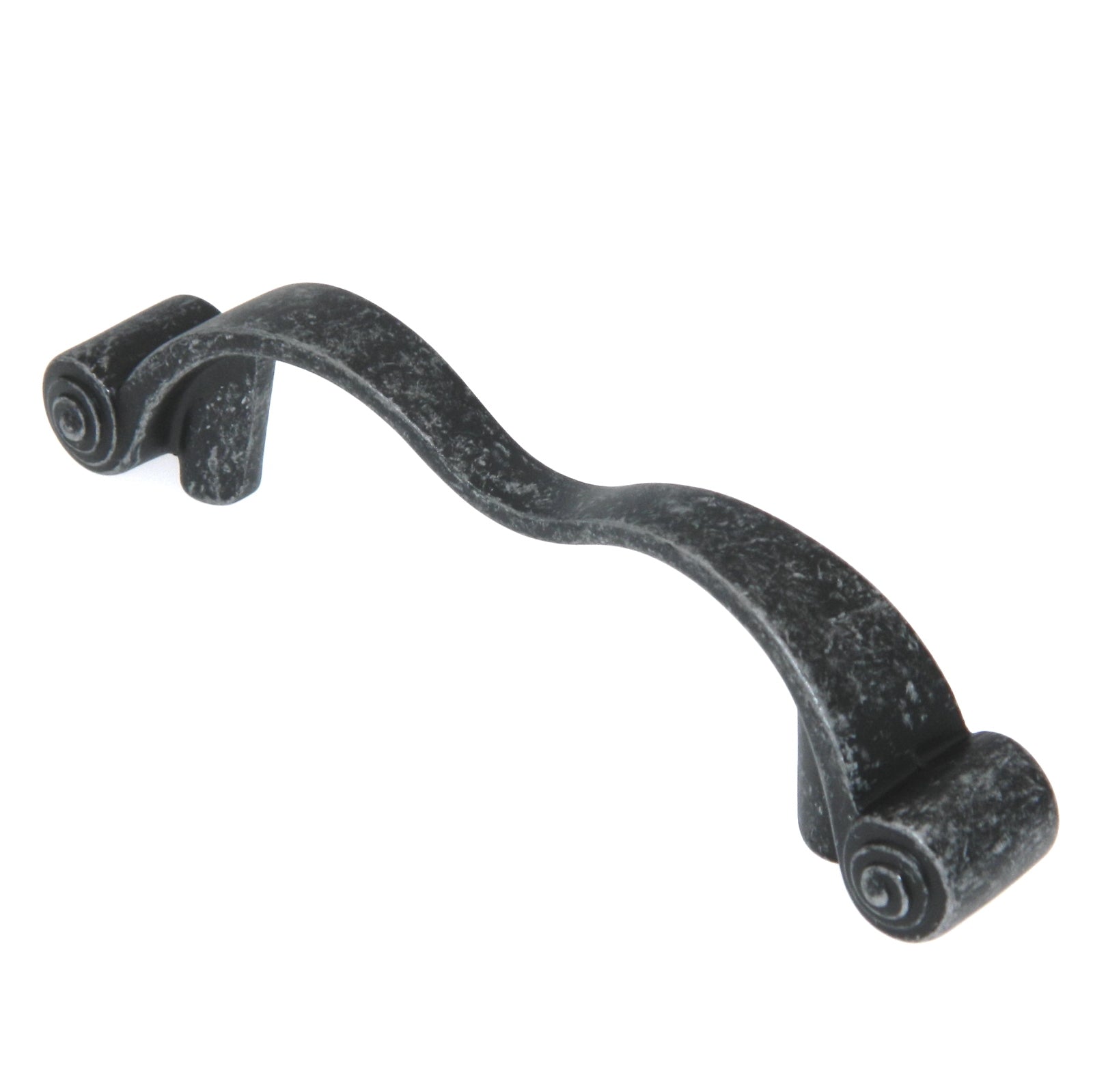 Amerock Divinity BP19253WID - Manija de gabinete de hierro forjado oscuro de 3.0 in de centro a centro