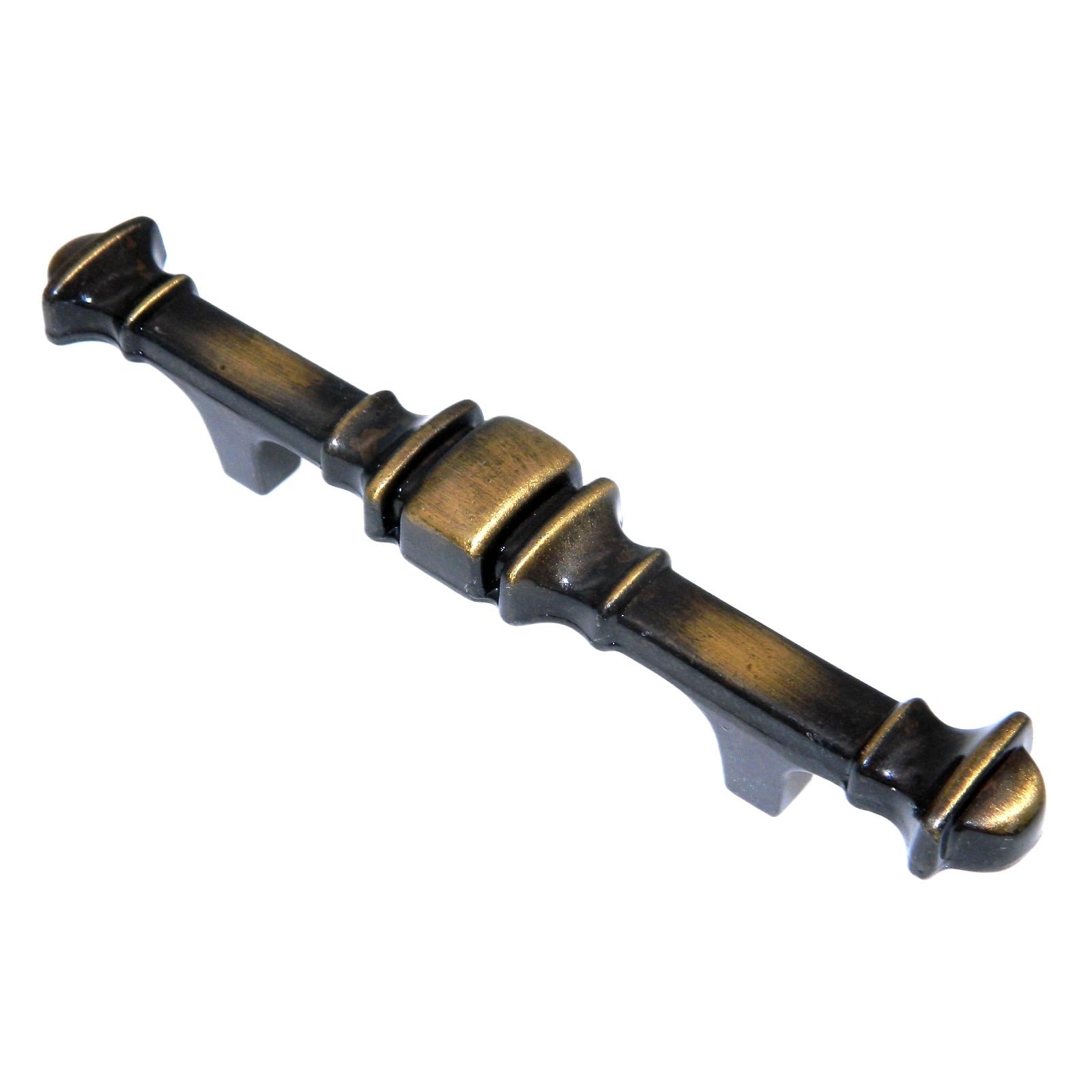 Vintage Amerock Viscount Antiguo Inglés 3"cc Gabinete Bar Tirador BP234-AE