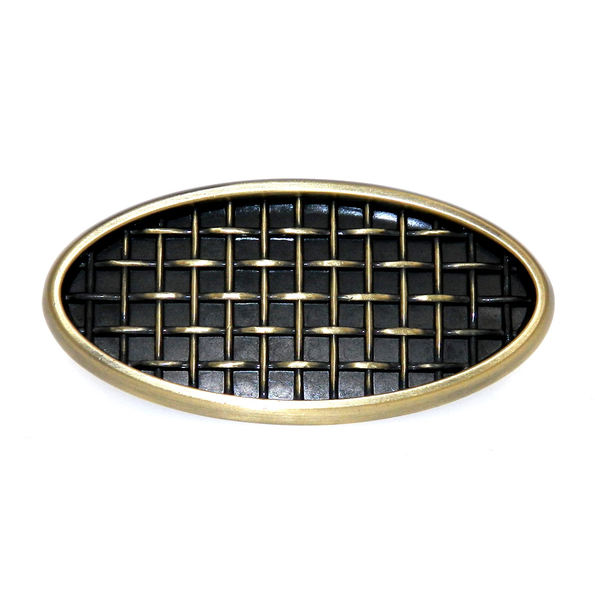 Amerock Patterns BP26124-EB - Tirador para taza (3.0 in, latón, oblongo)