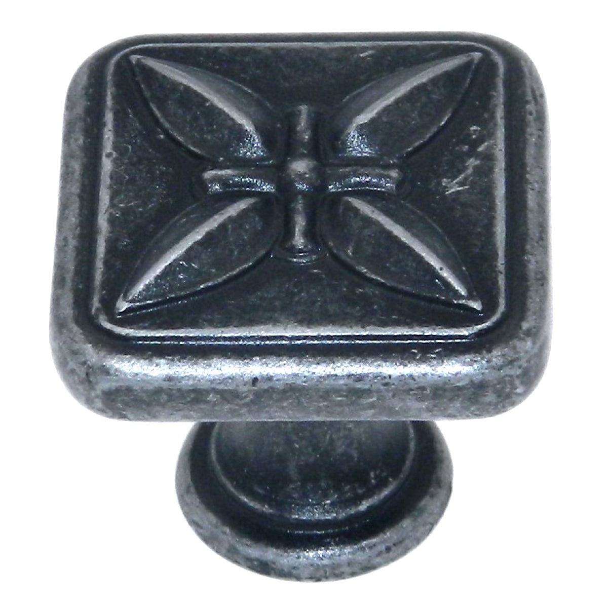 Amerock Sundara BP27009WID - Tirador de gabinete adornado de hierro forjado oscuro, 1 1/8 pulgadas