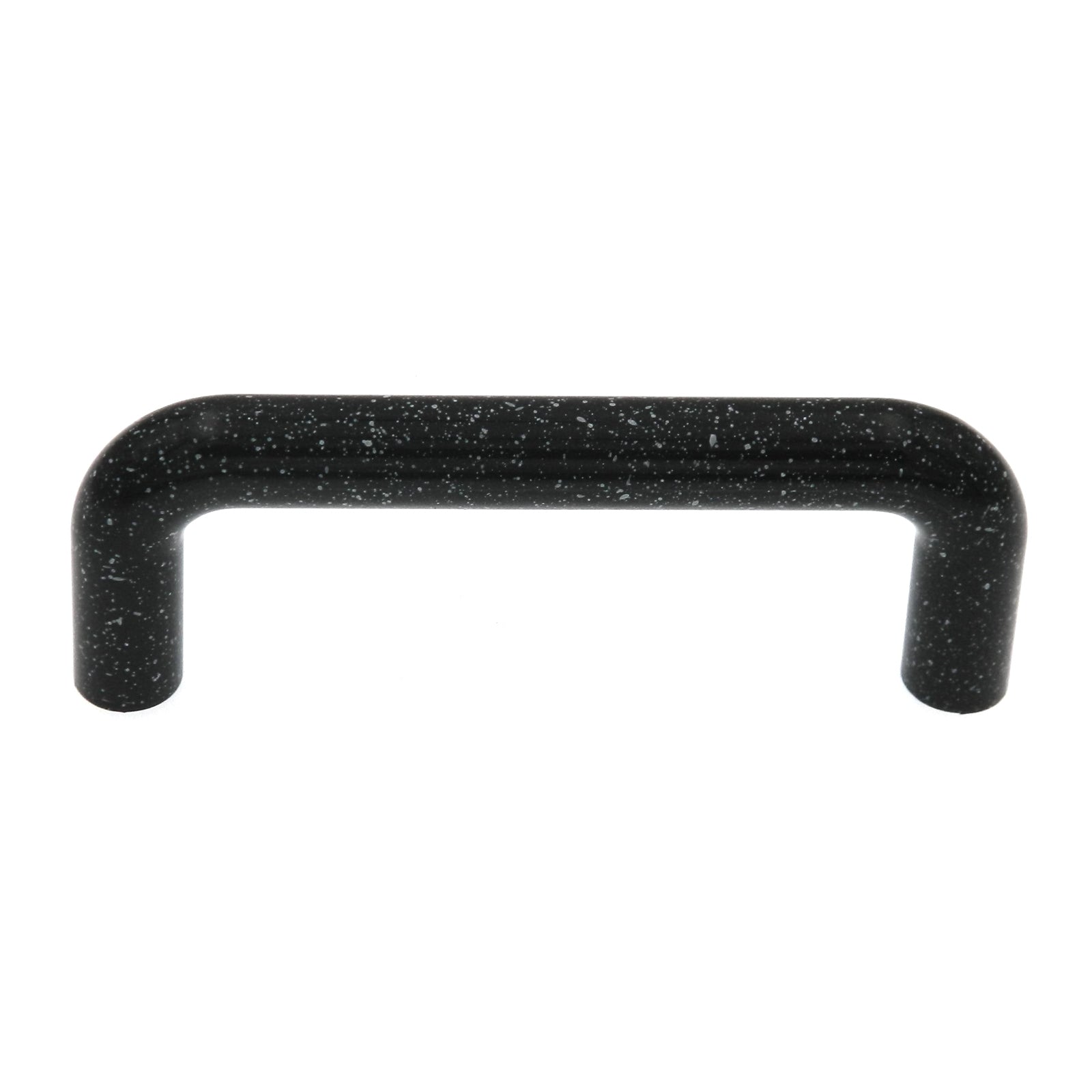 Amerock Plastics Speckled Black Smooth 3" Plastic Arch Cabinet Wire Pull BP5430-SPB