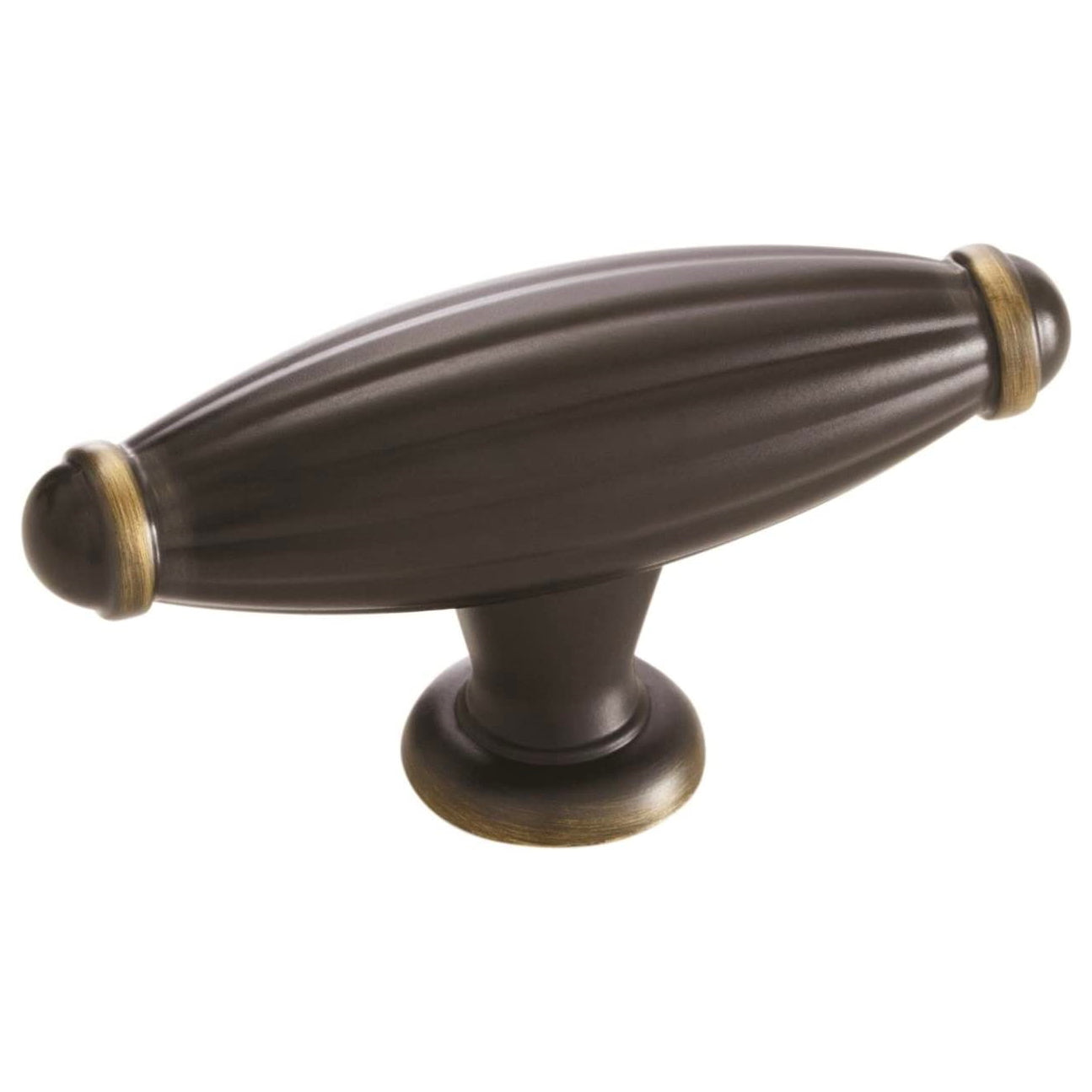 Amerock Blythe BP55220VB - Perilla en T para gabinete (bronce veneciano, 2-5/8 pulgadas)
