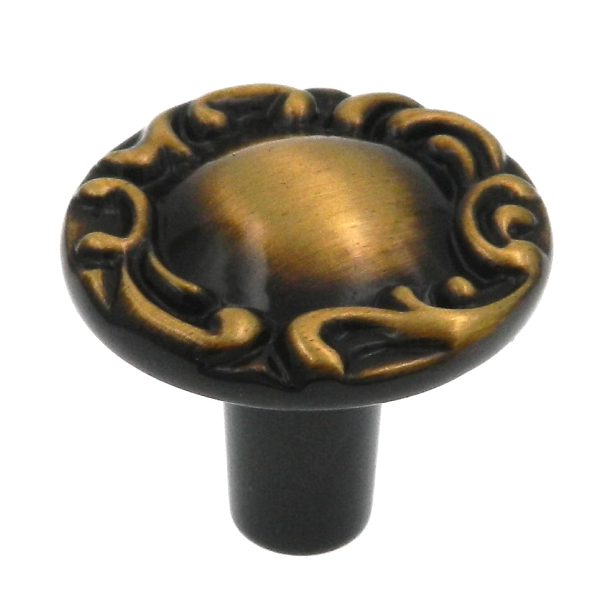 Amerock Allison BP643AE - Perilla redonda para gabinete, estilo inglés antiguo, 1 1/8"