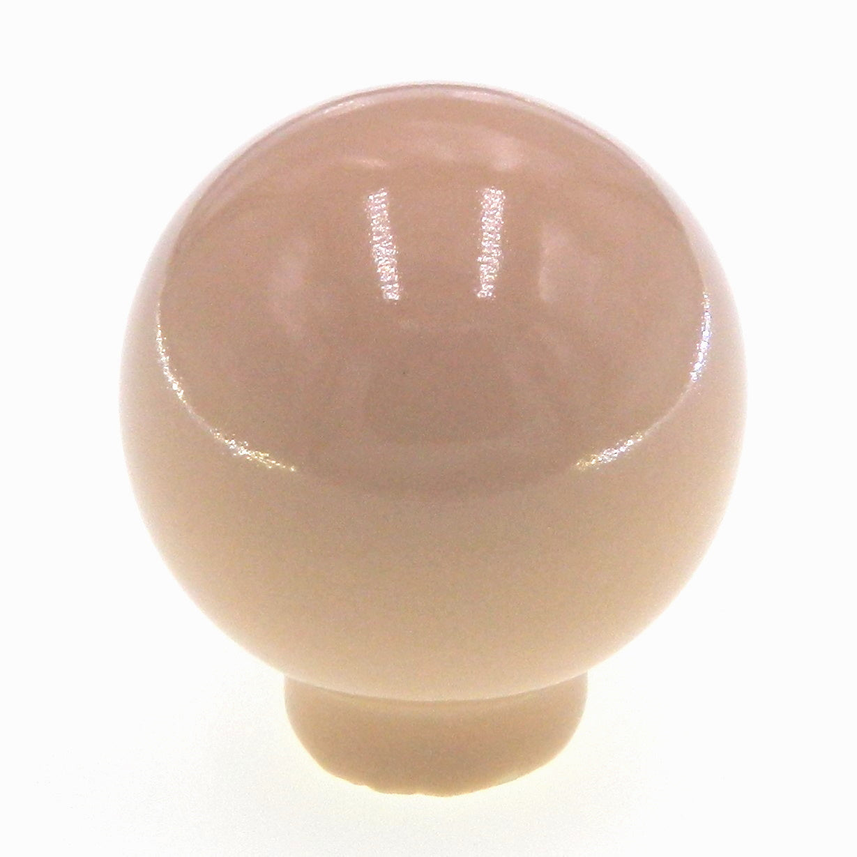 Amerock Ceramics BP72001-AM - Tirador redondo para gabinete (1 1/4 pulgadas), color almendra