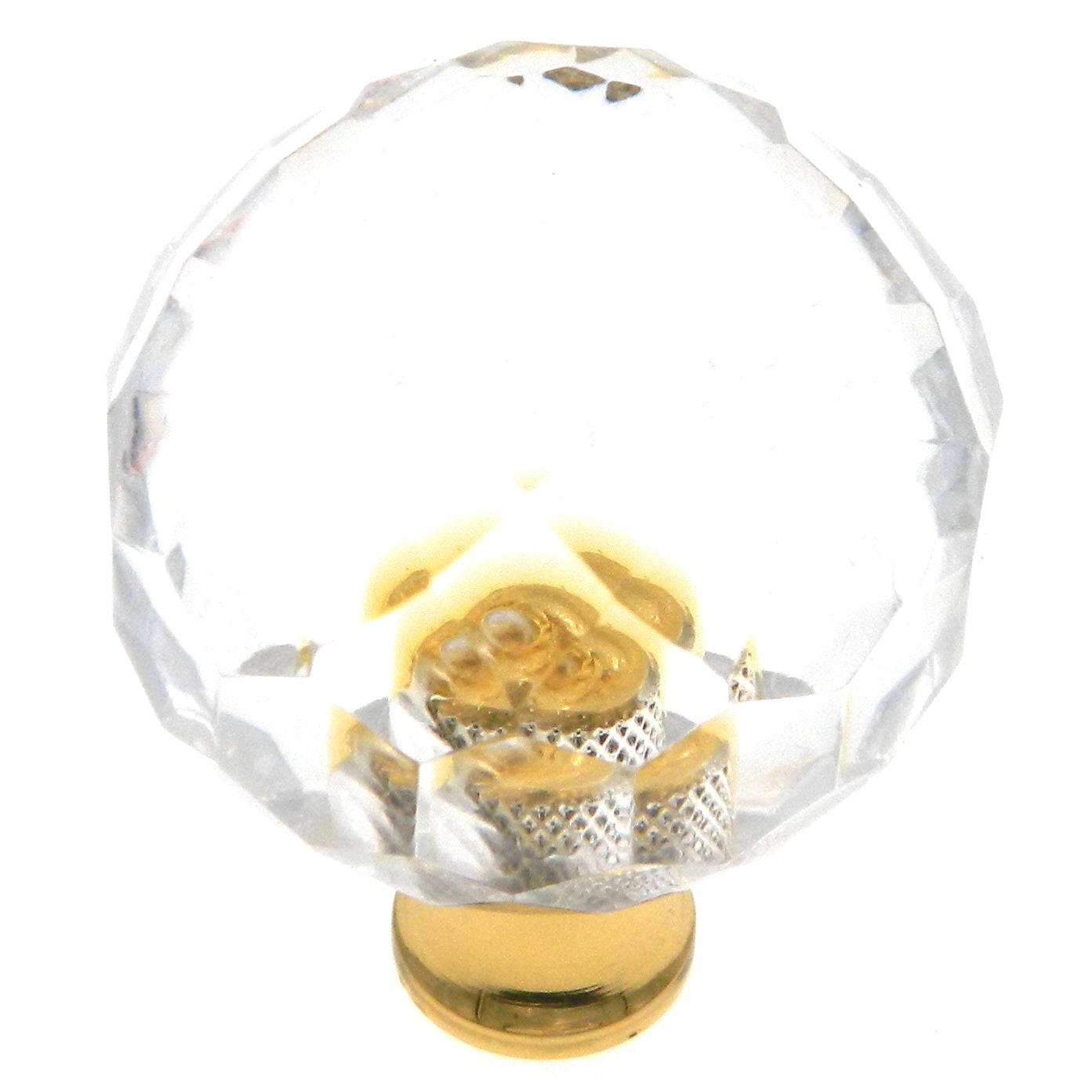 Amerock Traditional Classics BP732CS - Pomo redondo para gabinete (latón pulido, 1 3/8 pulgadas)