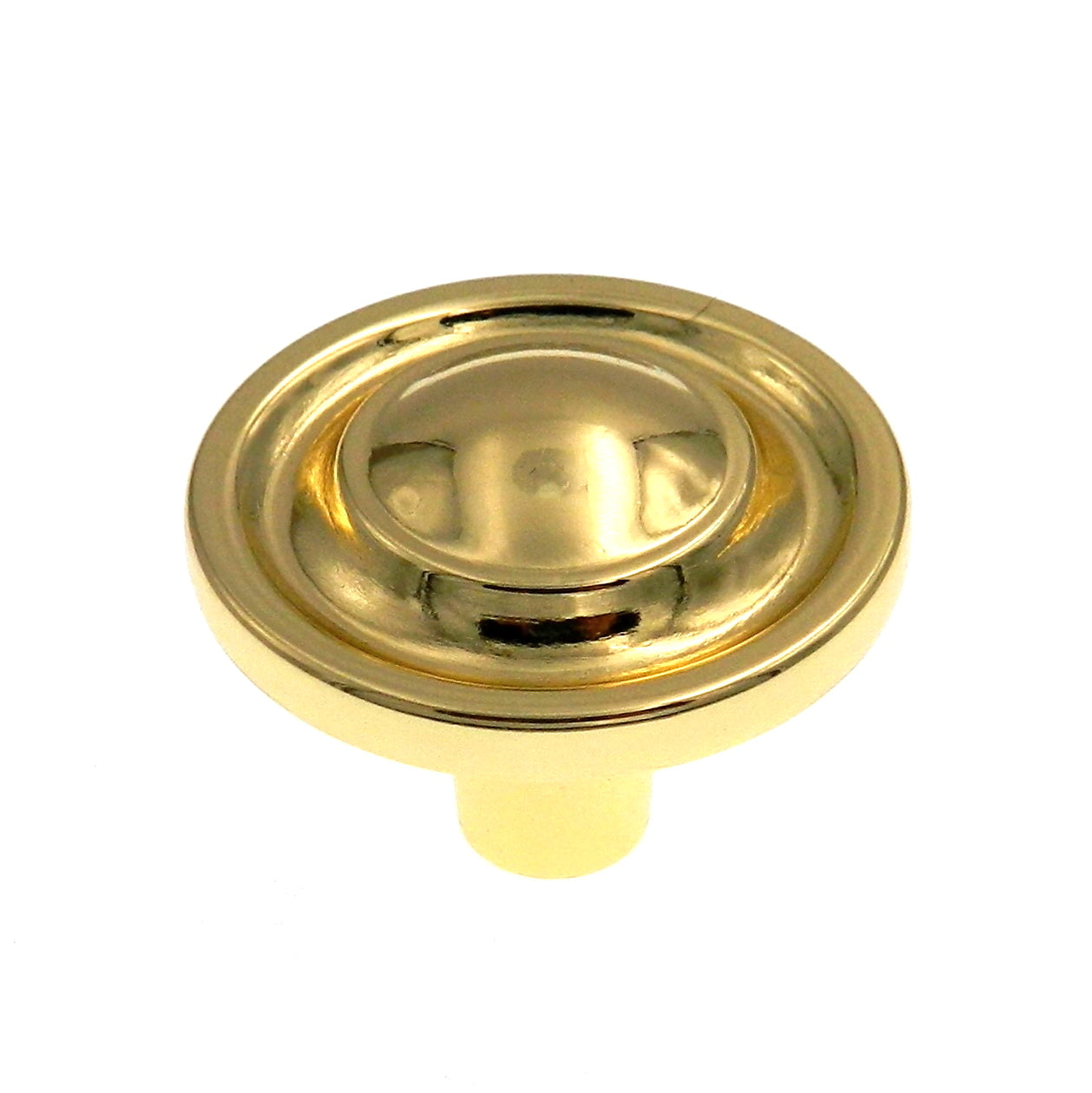 10 Pack Amerock Allison BP755-3 Polished Brass 1 1/4 Inch Cabinet Knob Pulls