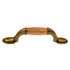 Amerock Allison Antique Brass Oak Wood Center 3" Hole Centers Cabinet Handle Pull BP76245OB