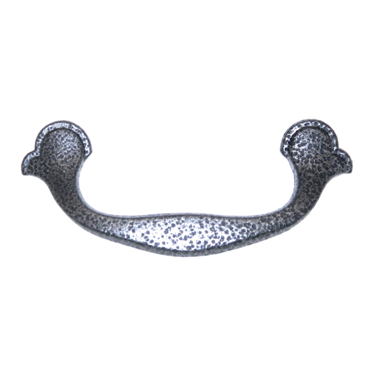 Amerock Rustic Finishes Hammered Black 3" Ctr Drawer Drop Pull Handle