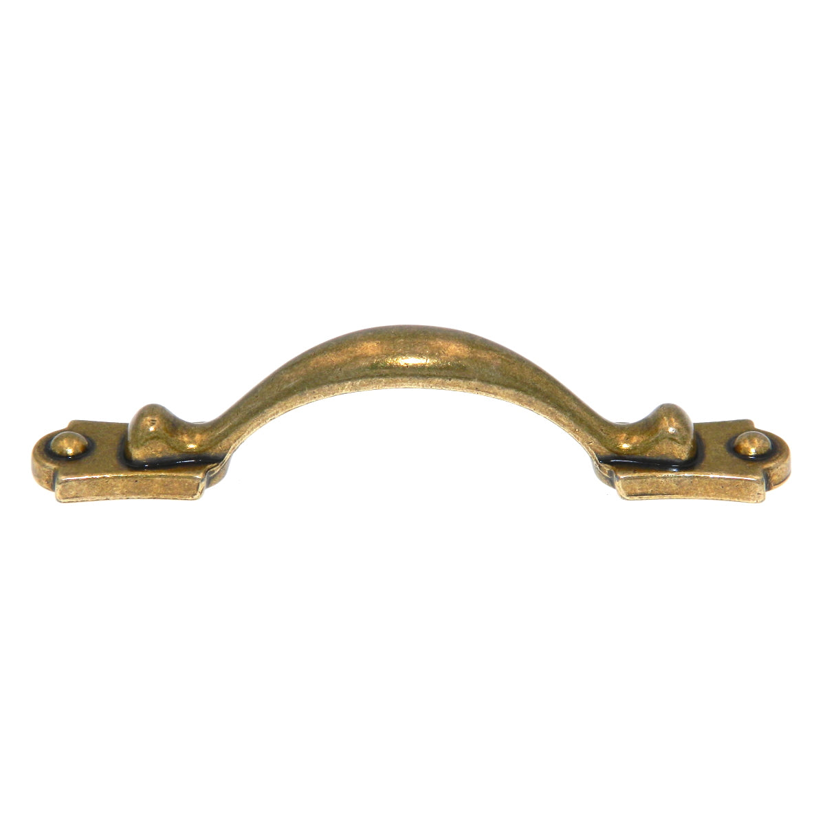 Amerock BP76298-R1 Regency Brass Tiradores de manija para gabinete con arco de 3 "cc