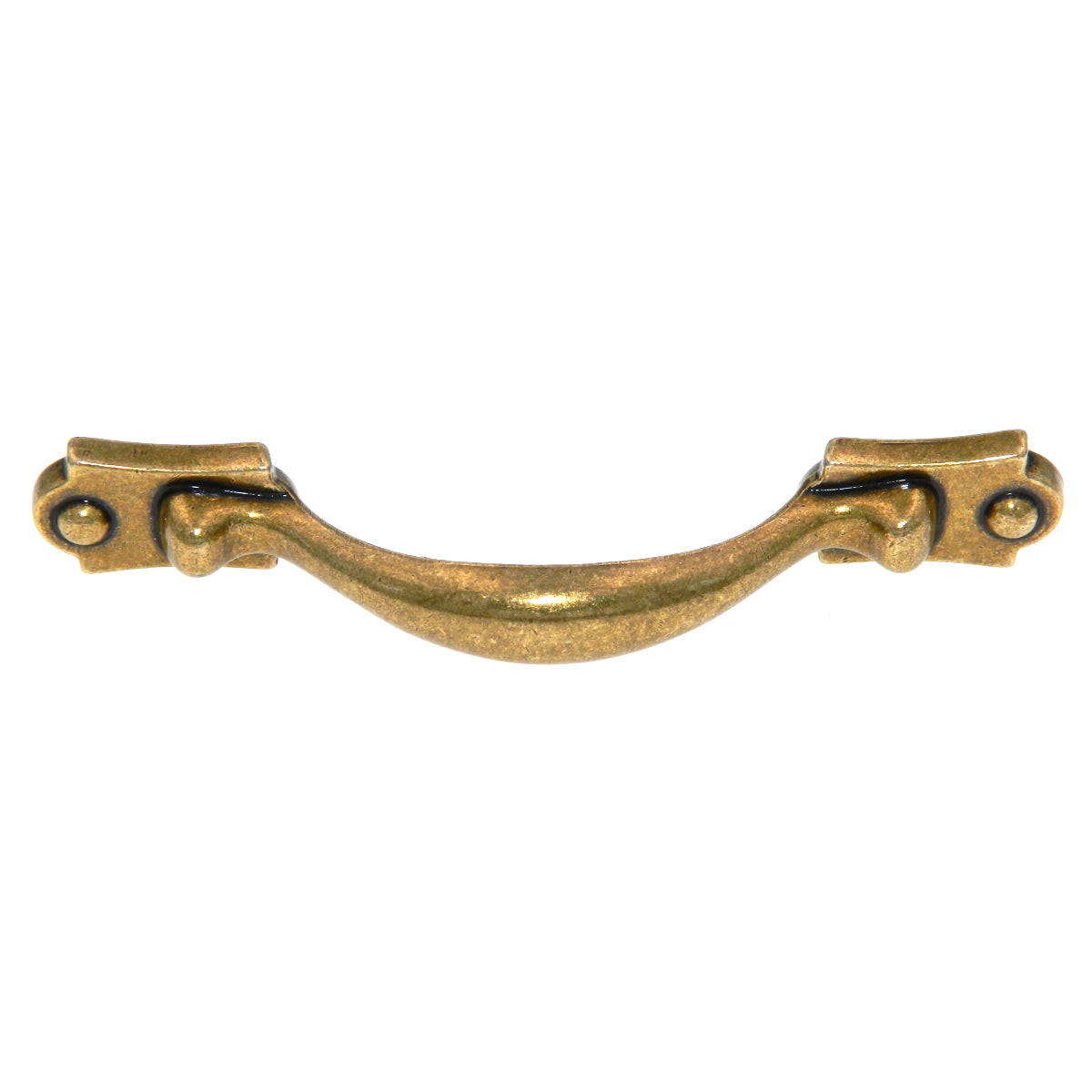 Amerock BP76298-R1 Regency Brass Tiradores de manija para gabinete con arco de 3 "cc