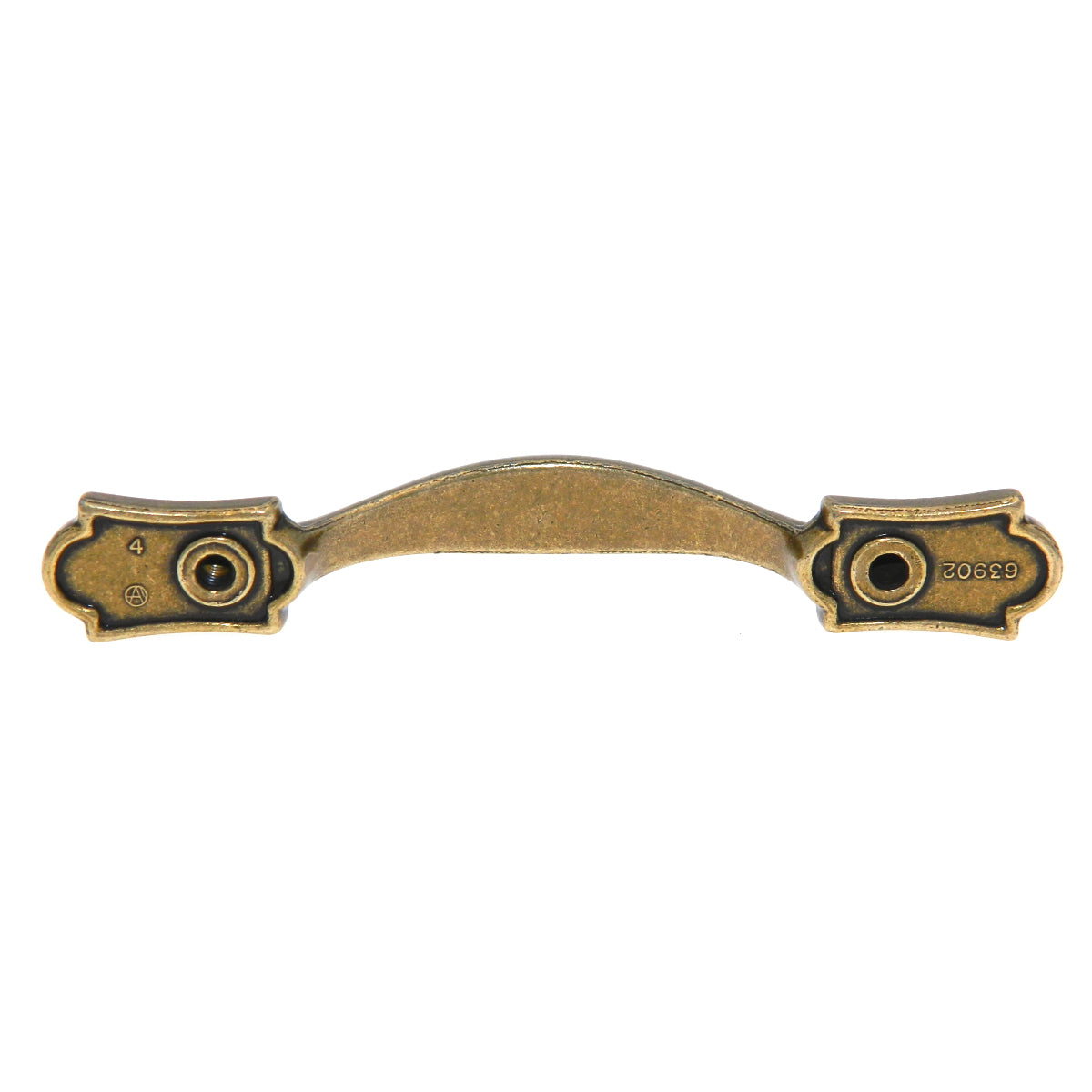 Amerock BP76298-R1 Regency Brass Tiradores de manija para gabinete con arco de 3 "cc