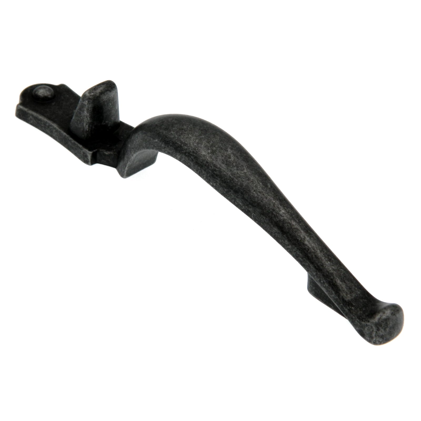 Amerock BP76299-WI Cerradura simulada de hierro forjado, tirador de arco de gabinete de 3 "cc, Allison