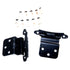 Pair of Amerock Colonial Black 3/8" Inset Hinges Self-Closing BP7928-CB