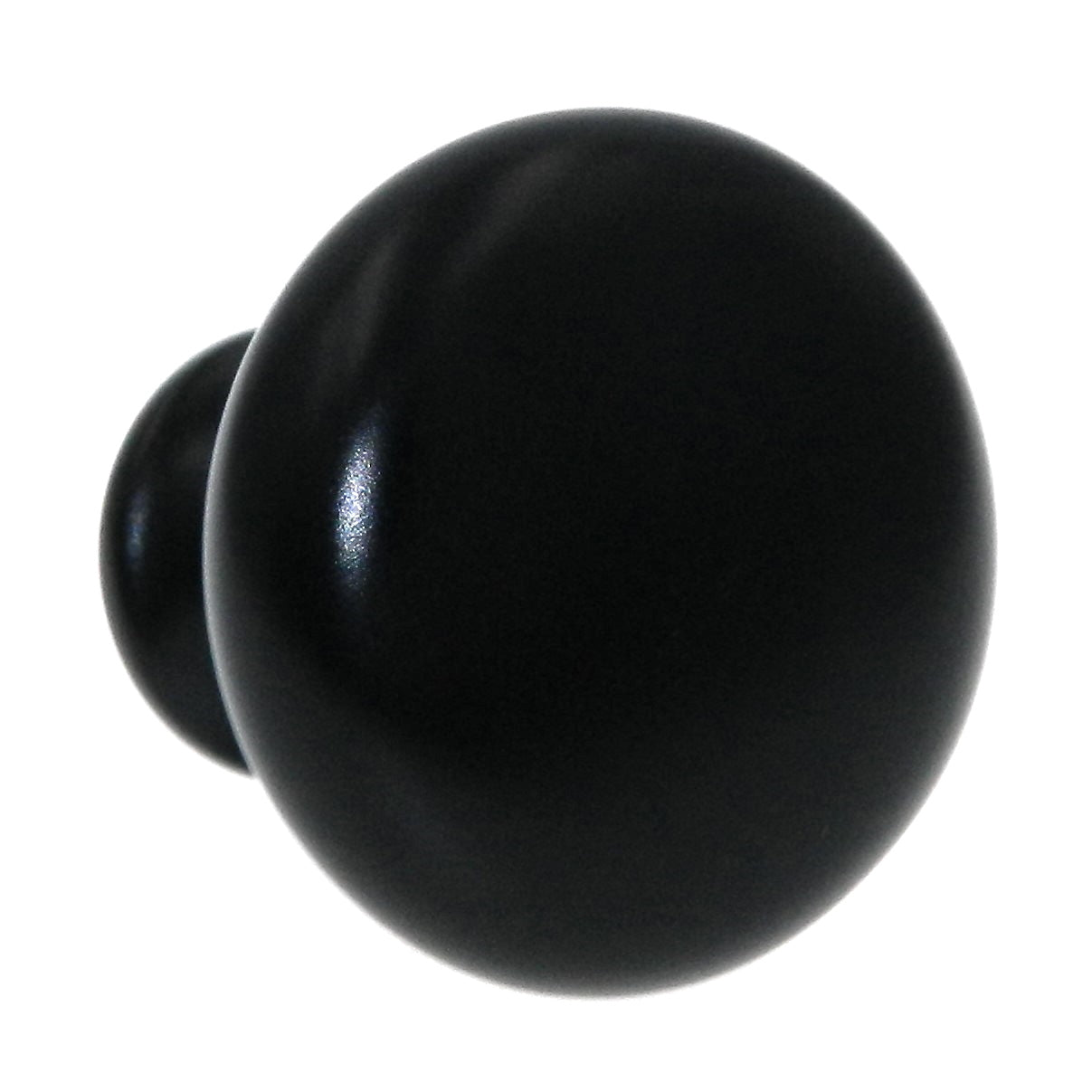 Amerock Anniversary BP853MB - Tirador de gabinete tipo hongo, color negro mate, 1 1/8"