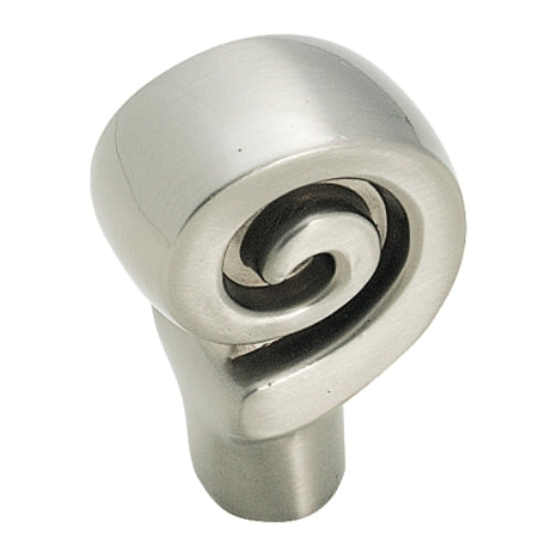 Amerock Swirl'Z BP9339-G10 - Pomo para gabinete (níquel satinado, 1 1/8 pulgadas)