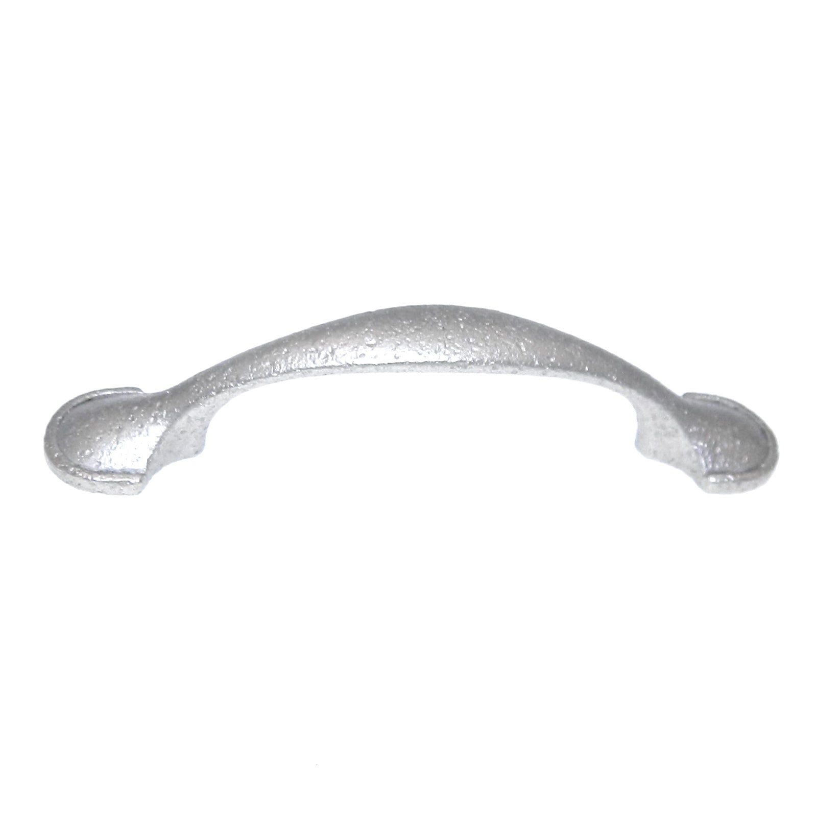 Paquete de 20 tiradores de arco de 3 "cc de cromo satinado C029SAT rústico martillado de tesoros antiguos