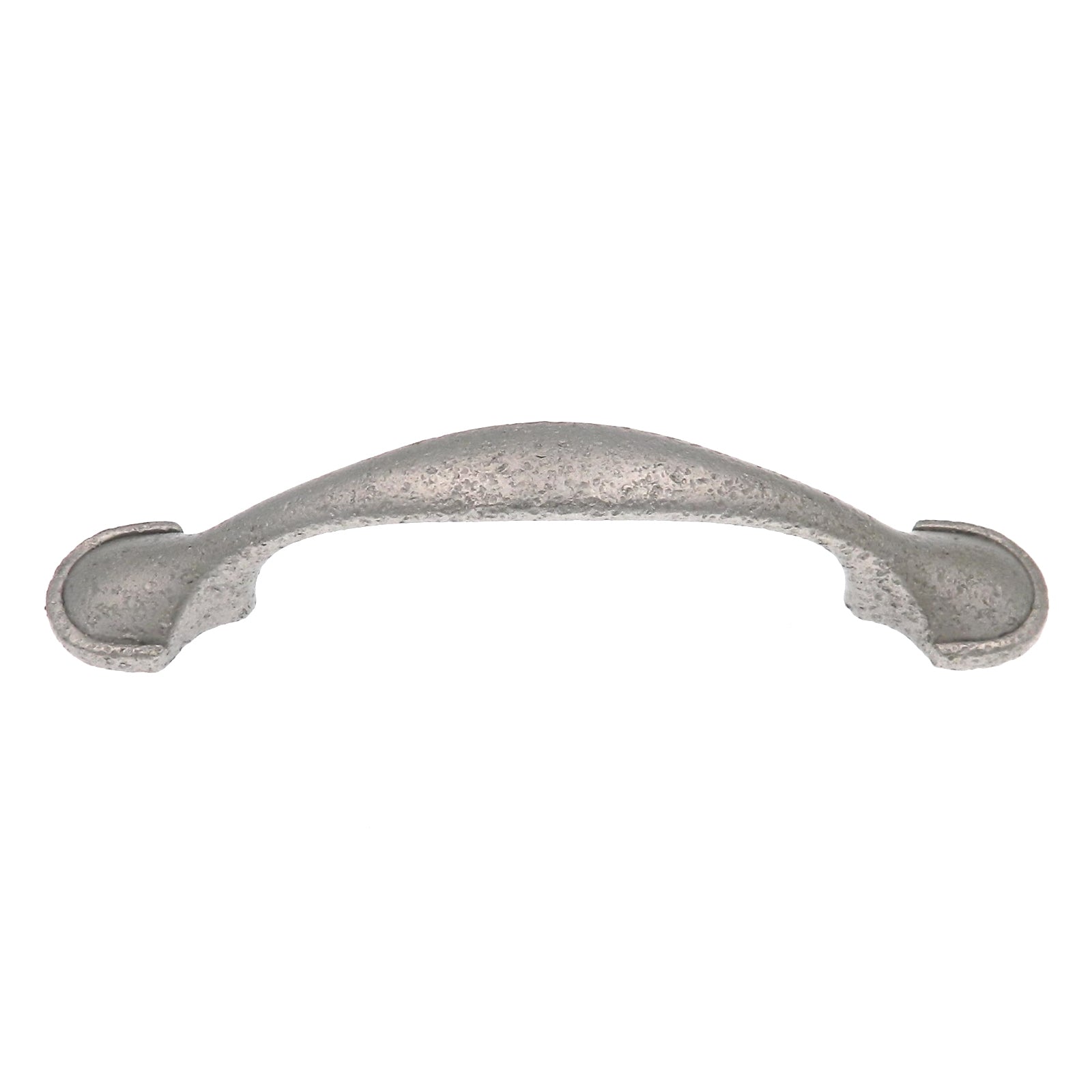 Paquete de 20 tiradores de arco de 3 "cc de cromo satinado C029SAT rústico martillado de tesoros antiguos