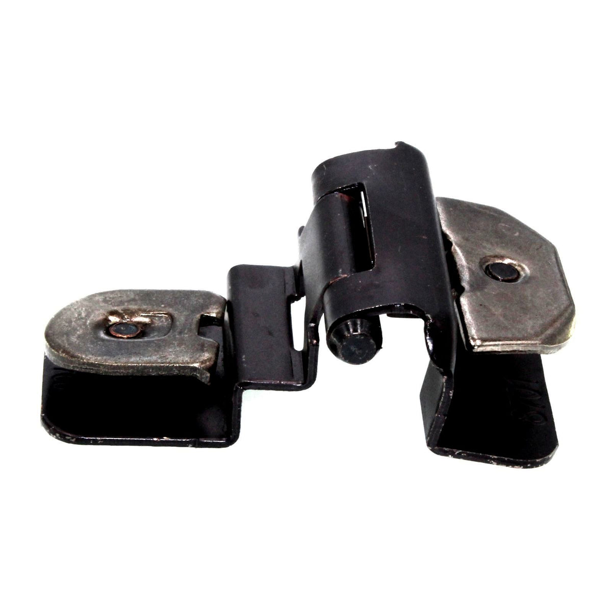 Pair Amerock Double Demountable Hinge 3/8" Inset Flat Black CM