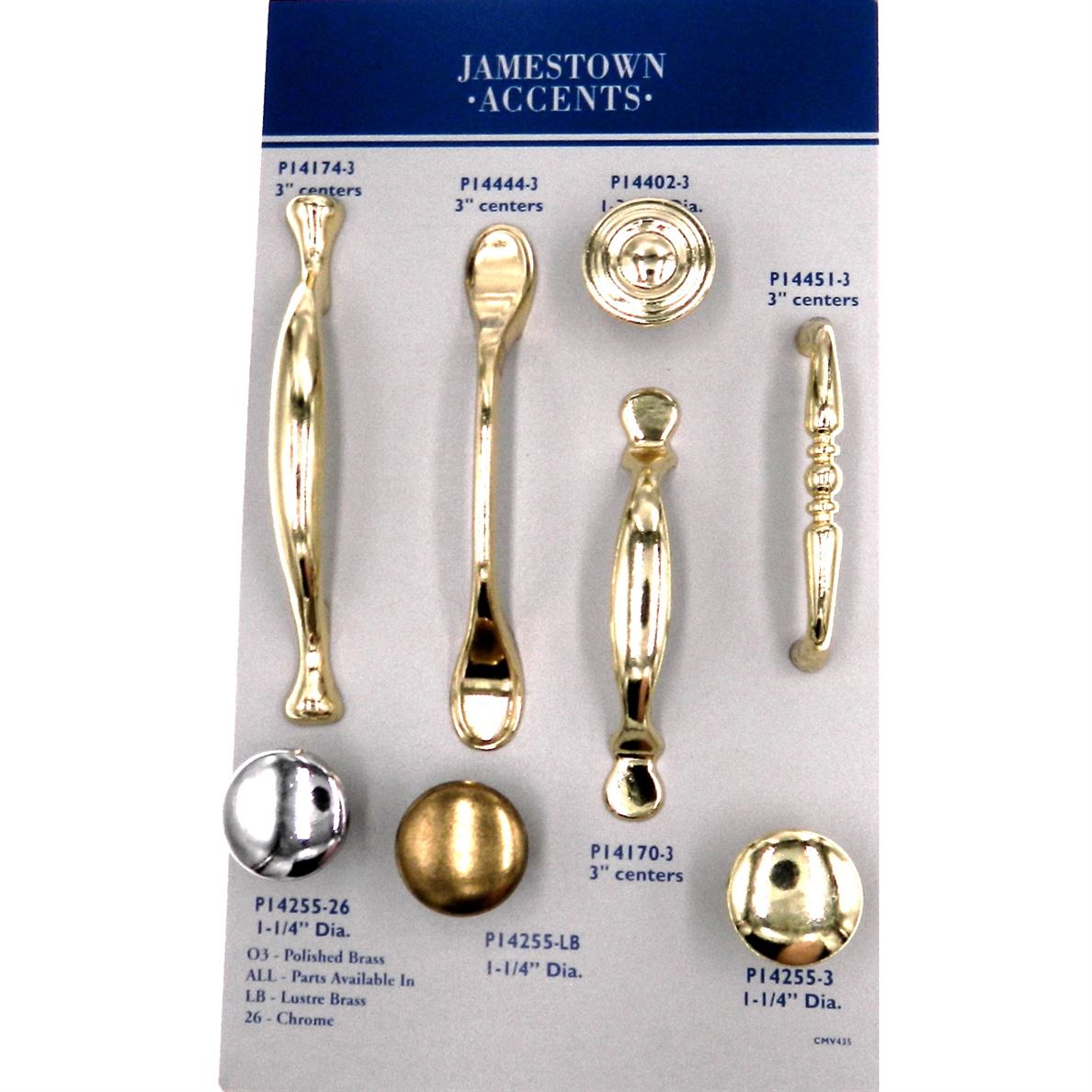Polished Brass 3"cc Cabinet Handle Pulls Belwith's Conquest P14174-3, 10 Pack