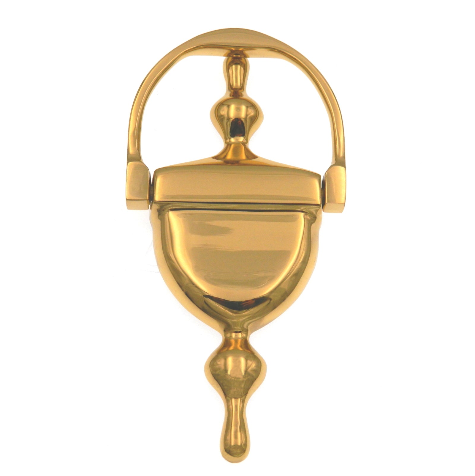 Warwick Classic Traditional Standard Door Knocker, Polished Brass DA3002PB