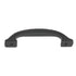 Paquete de 10 tiradores de gabinete martillados Warwick de hierro forjado negro de 3 "cc DH1004BL