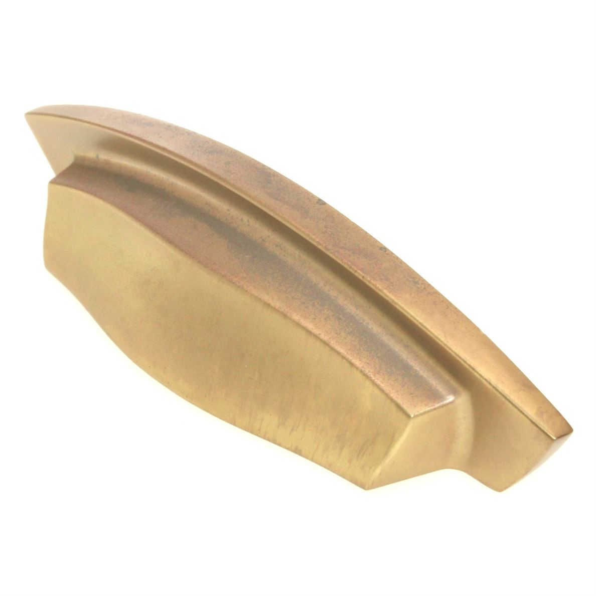 Hickory Hardware Flat Ultra Brass 3", 3 3/4" (96mm) Ctr. Cup Pull HH74642-FUB